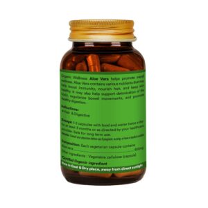Aloe Vera 90 Capsules Helps Overall Wellness