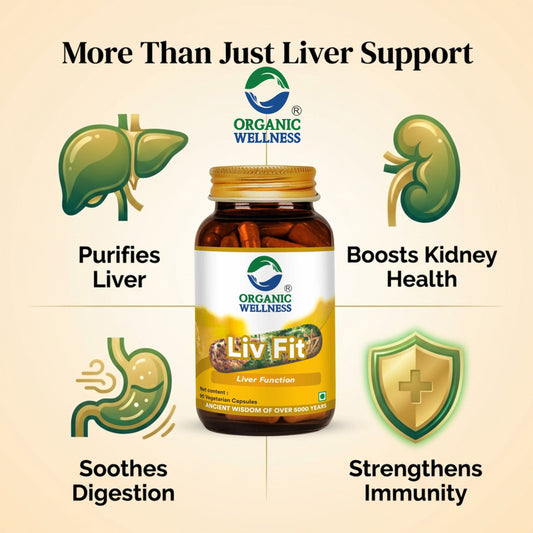 Liv Fit 90 N Veg Capsules | Detox & Repair Fatty Liver Formula | For Healthy Liver || Best Capsule for Liver