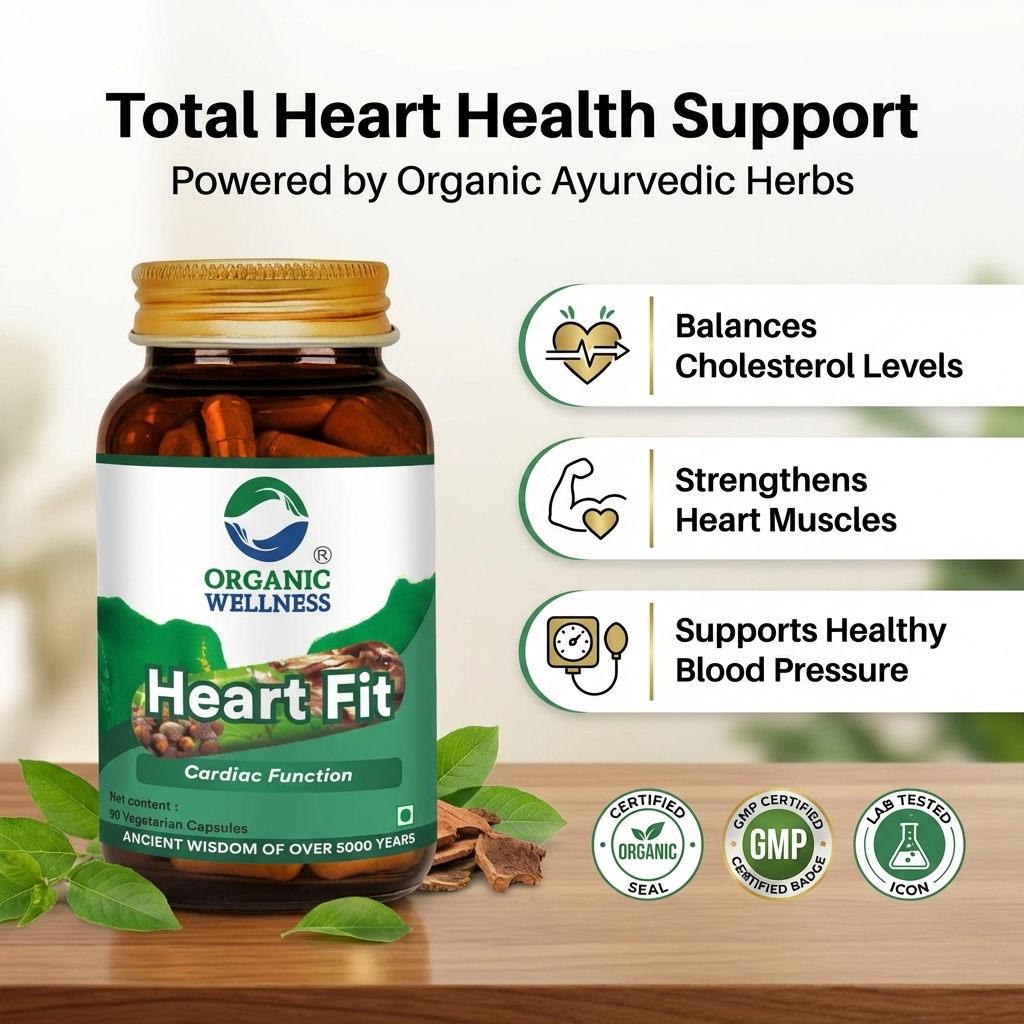 Organic Wellness Heart-Fit 90 Capsules