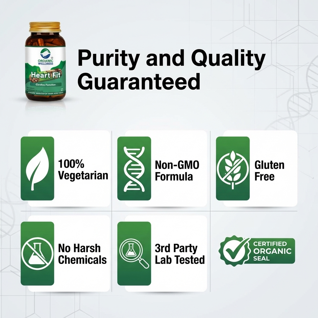 Organic Wellness Heart-Fit 90 Capsules