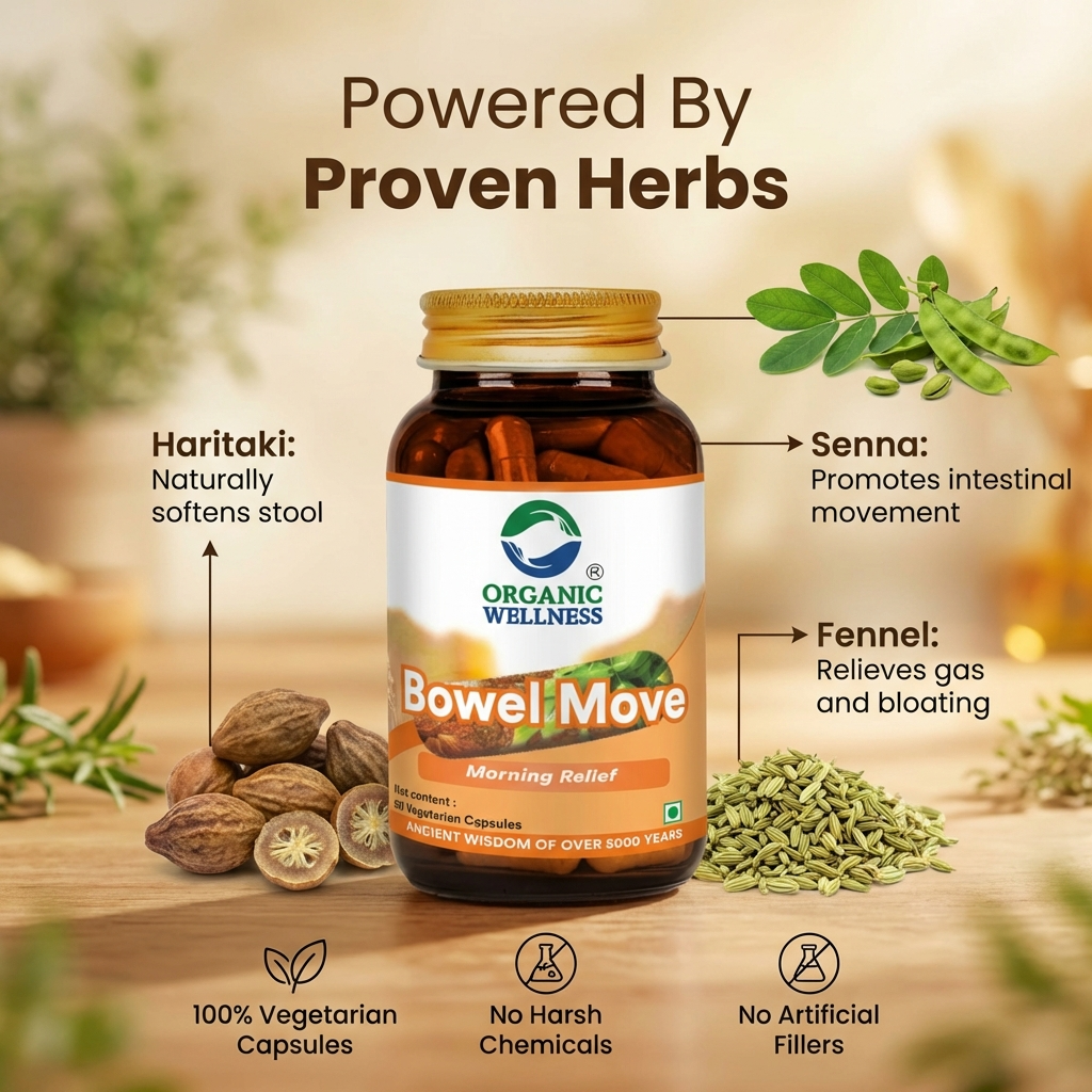 Organic Wellness Bowel-Move 90 Capsules
