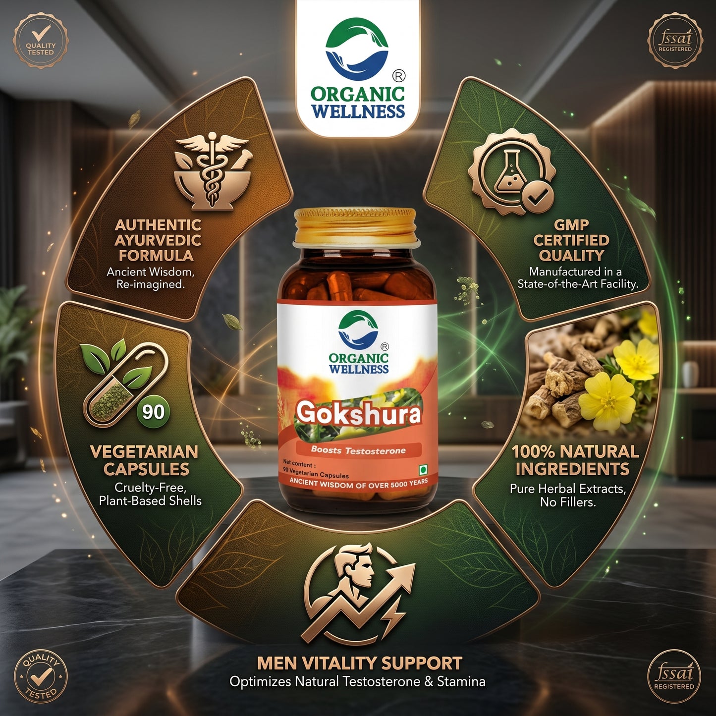 Gokhshura 90 Vegetarian Capsules