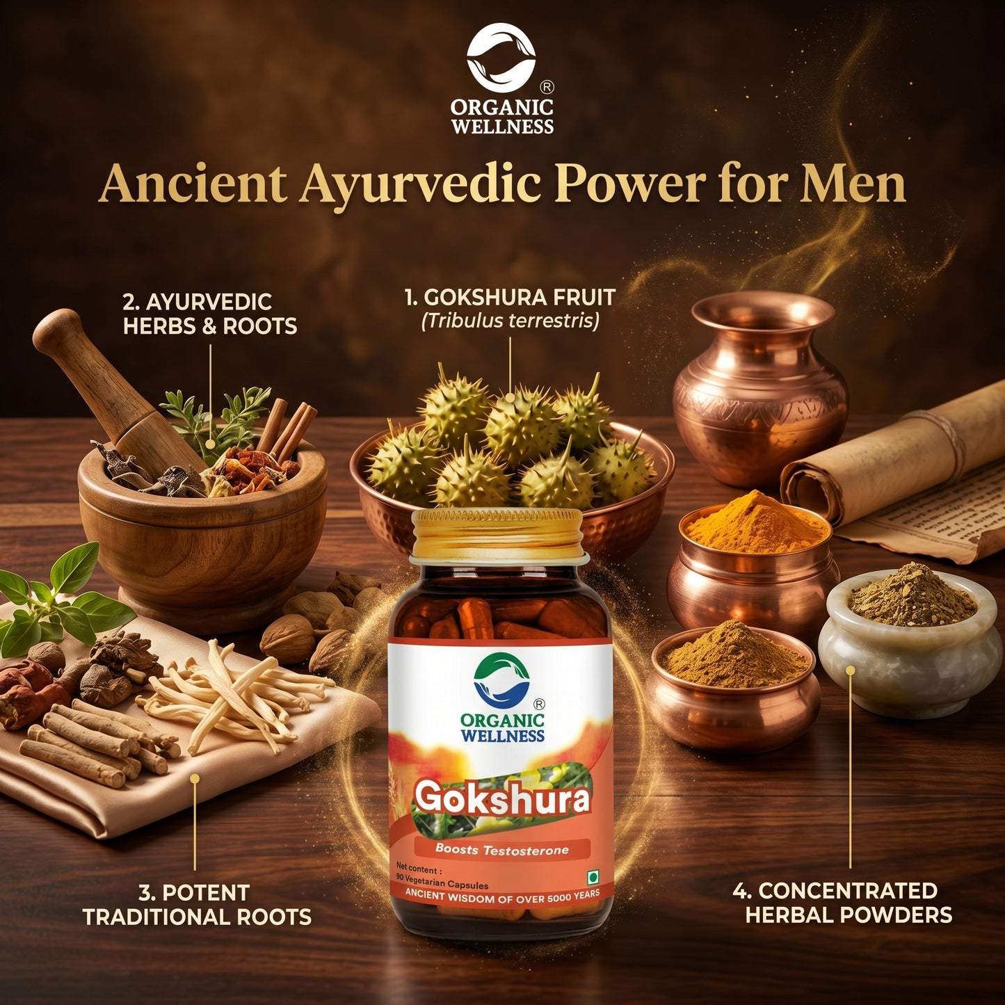 Gokhshura 90 Vegetarian Capsules