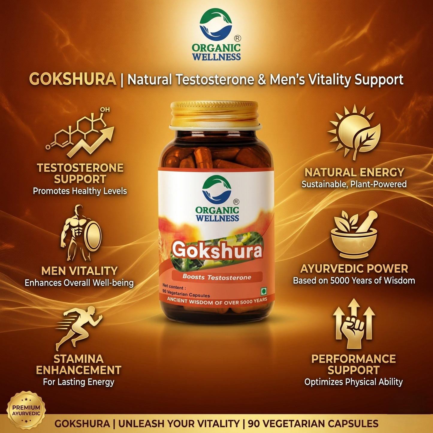 Gokhshura 90 Vegetarian Capsules