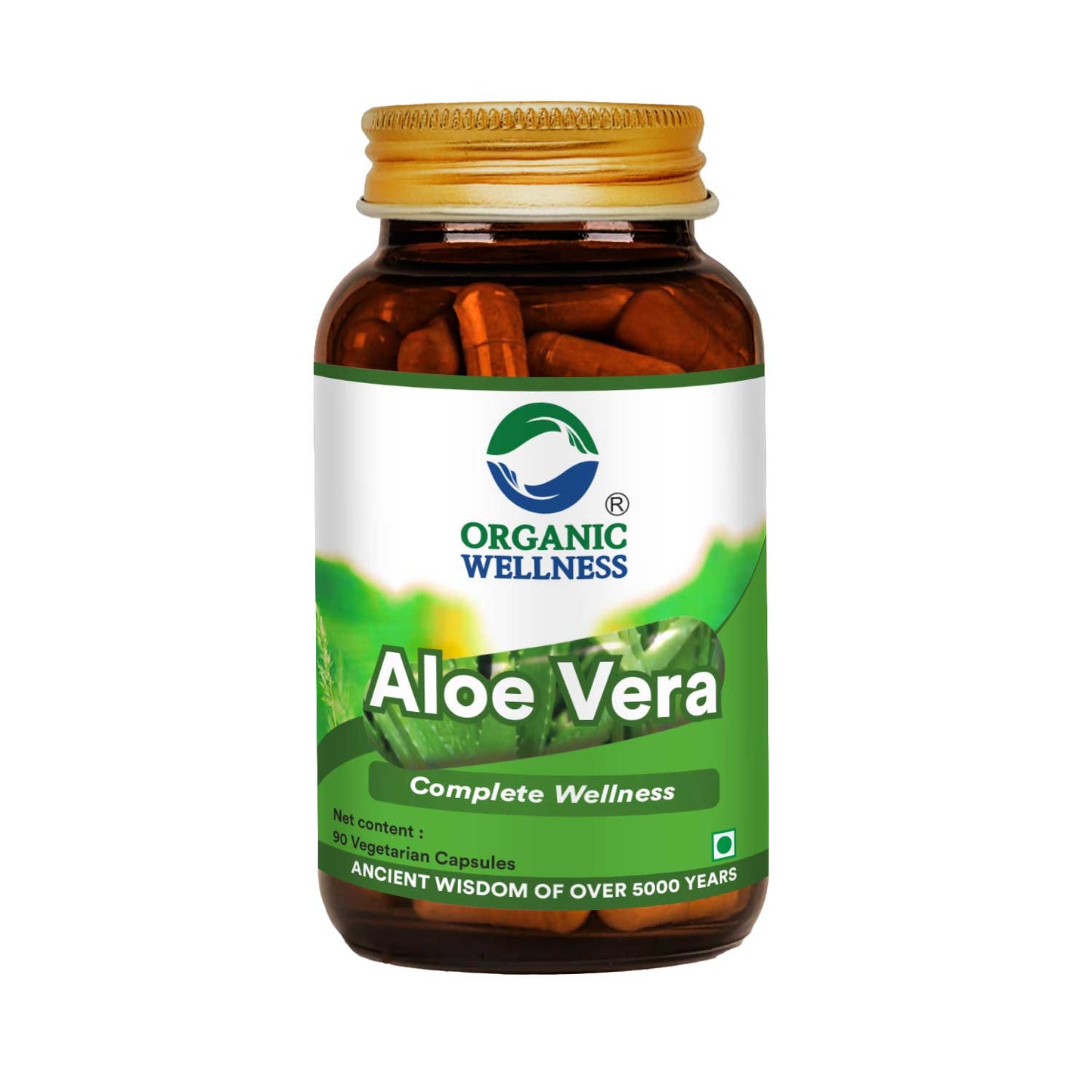 Aloe Vera 90 Capsules Helps Overall Wellness