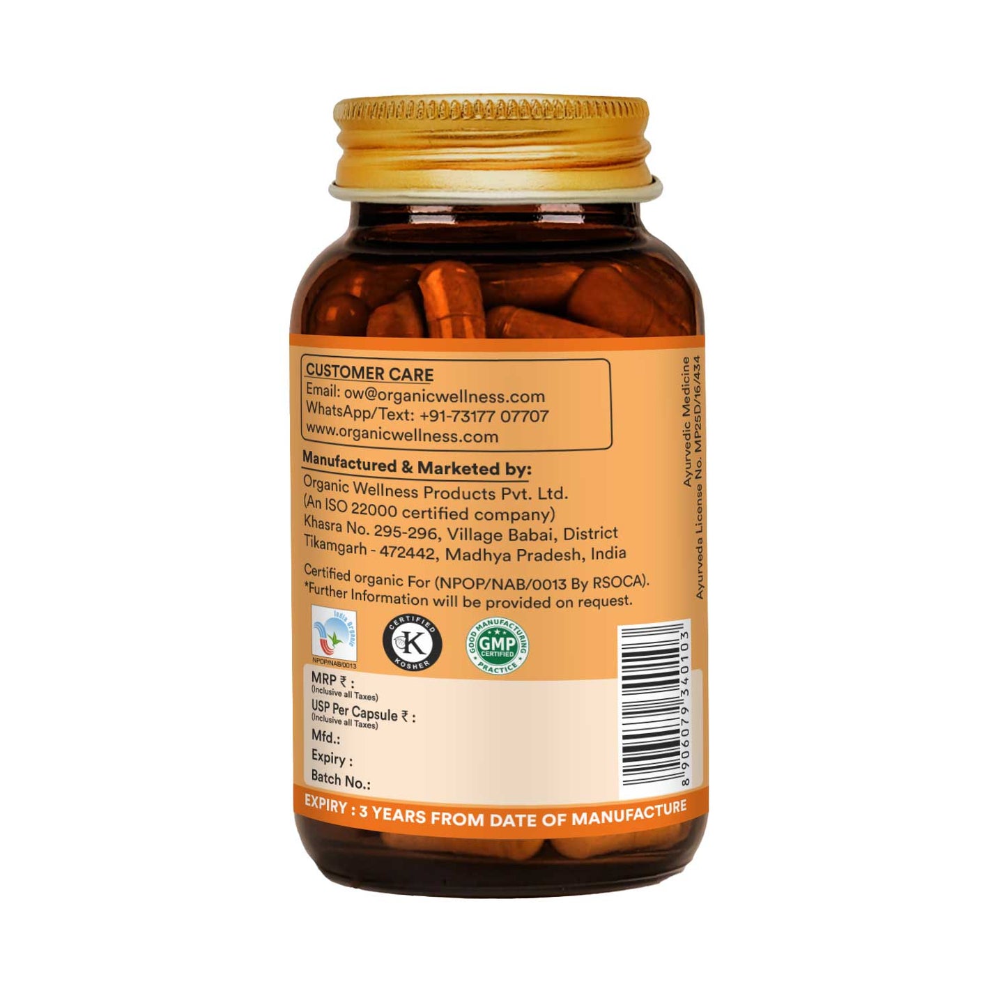 Organic Wellness Bowel-Move 90 Capsules