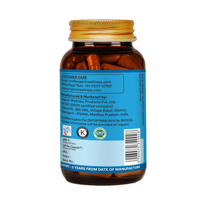 Organic Wellness Brahmi+ 90 Capsules II Memory Booster
