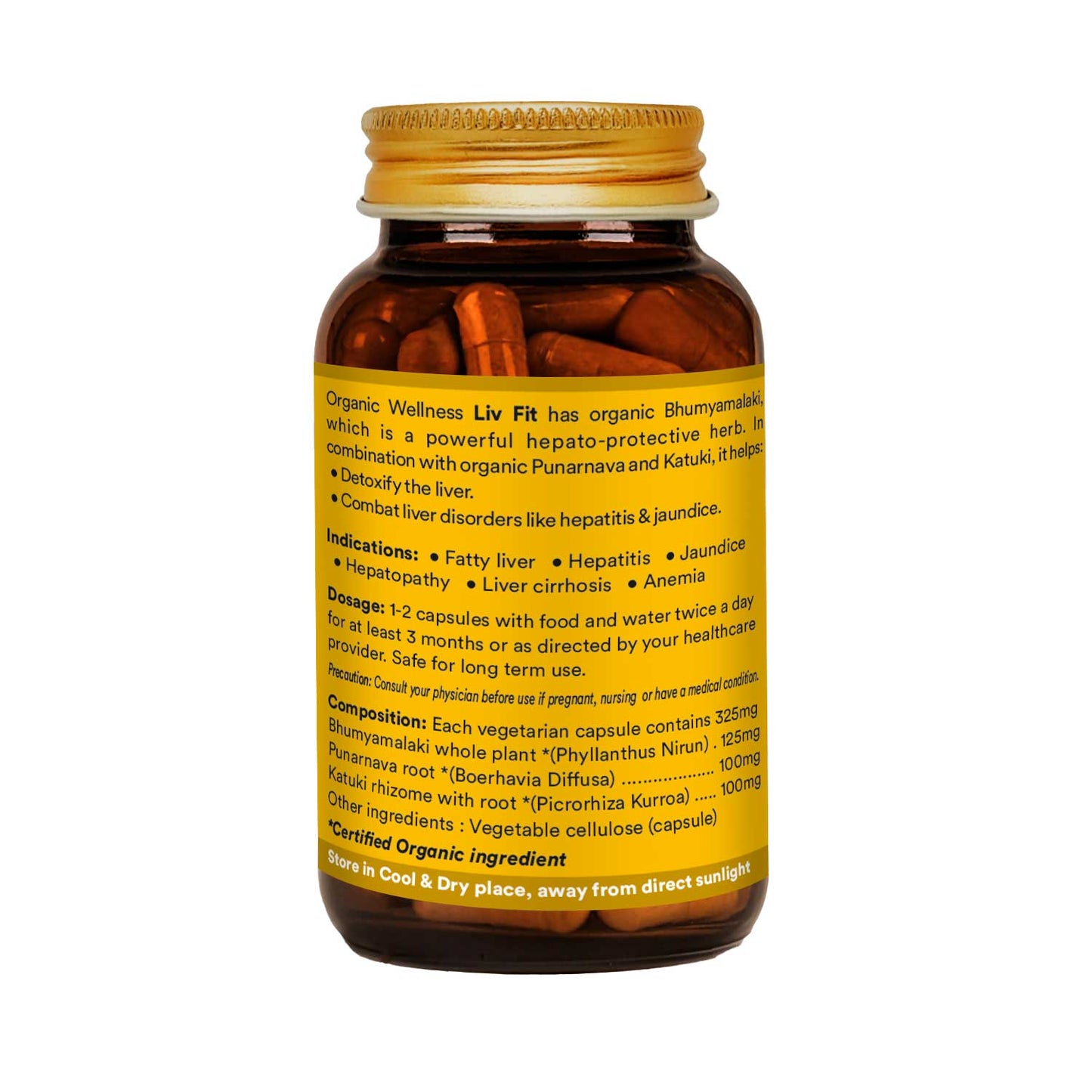 Liv Fit 90 N Veg Capsules | Detox & Repair Fatty Liver Formula | For Healthy Liver || Best Capsule for Liver