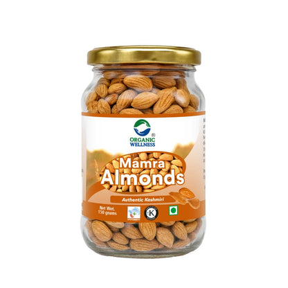 Organic Wellness Mamra Almond 150 Gram Bottle