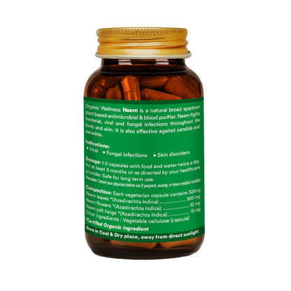 Neem 90 Capsules Bottle