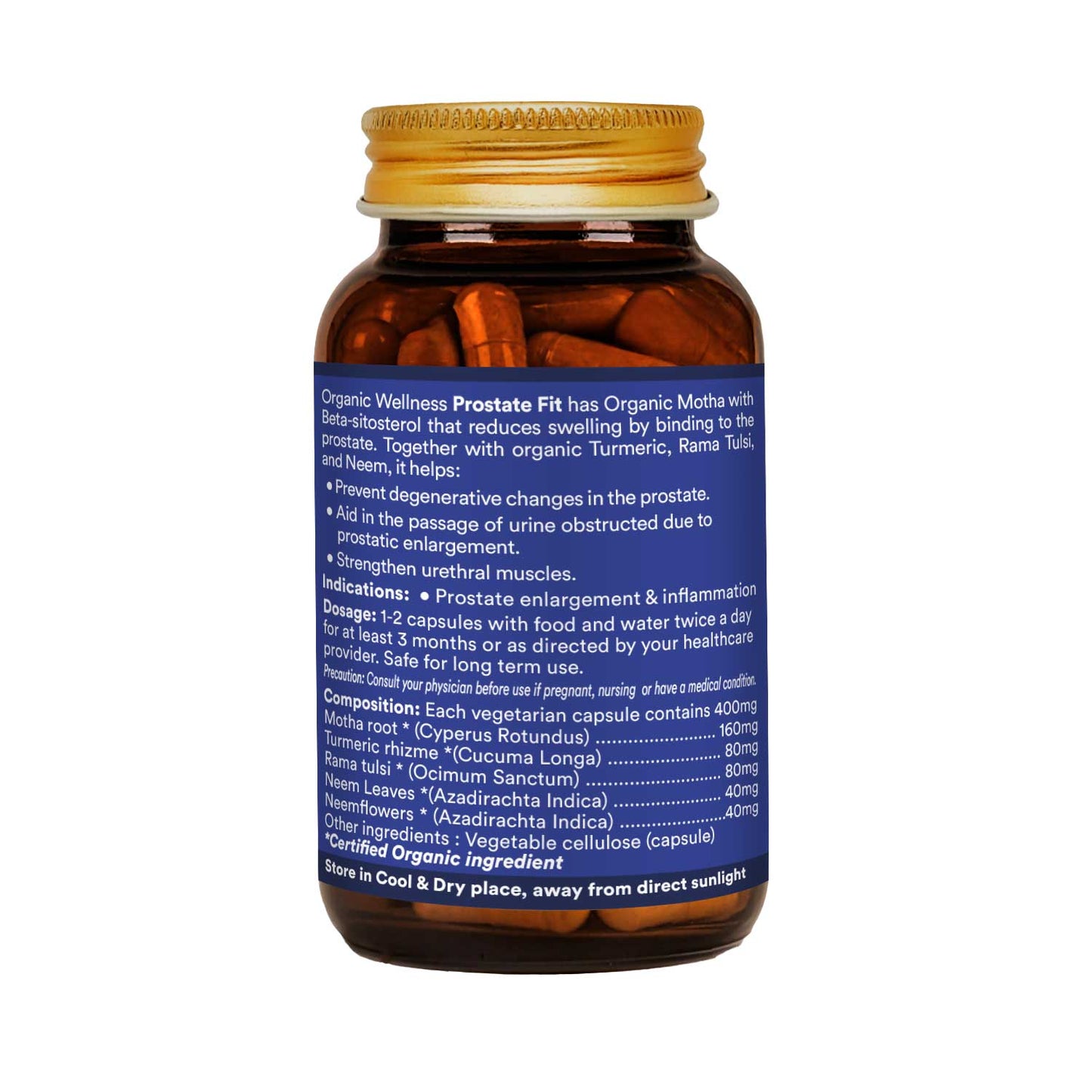 Organic Wellness Prostate-Fit 90 Capsules