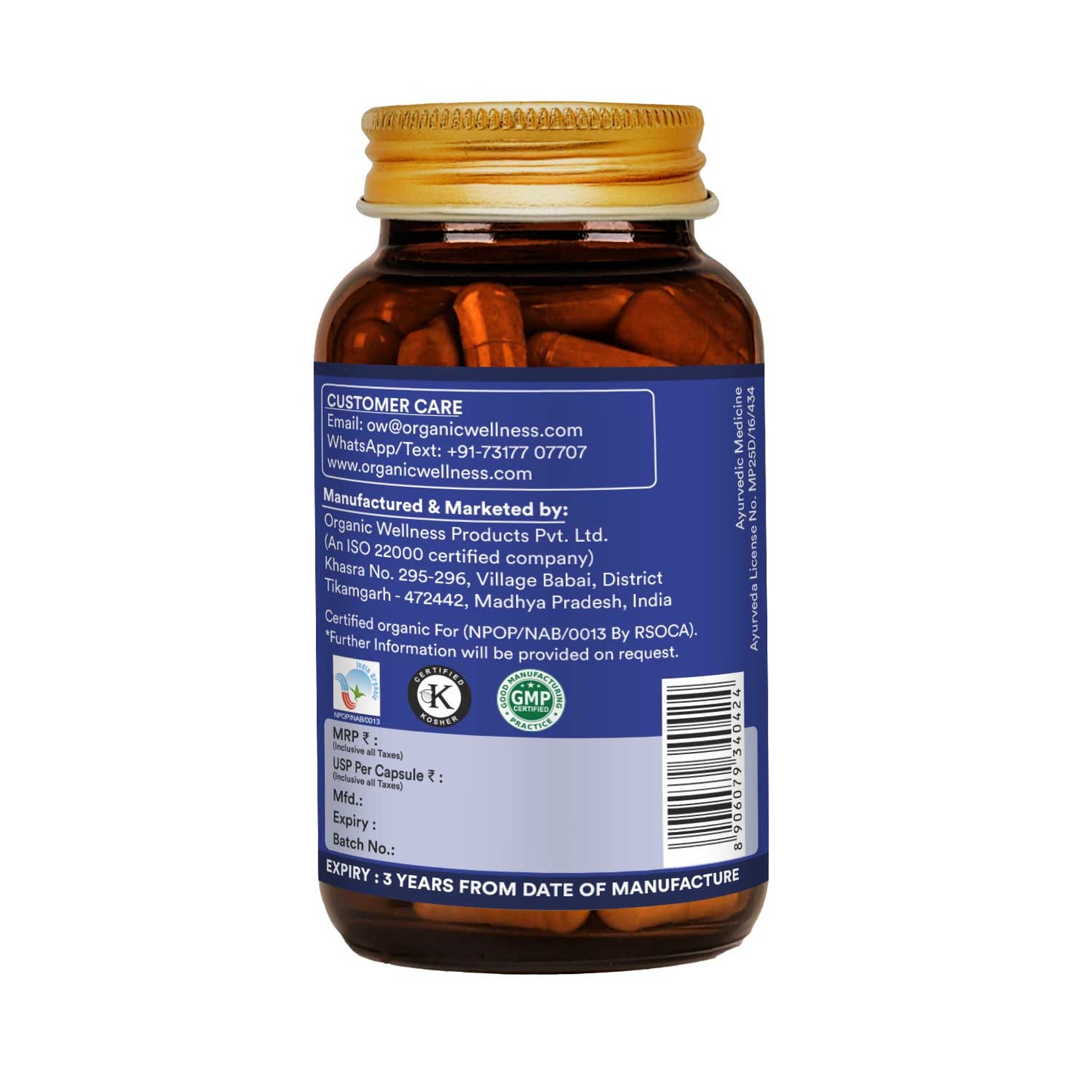 Organic Wellness Prostate-Fit 90 Capsules