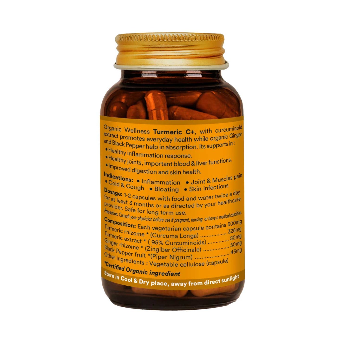 Turmeric Curcumin 90 Veg Capsules