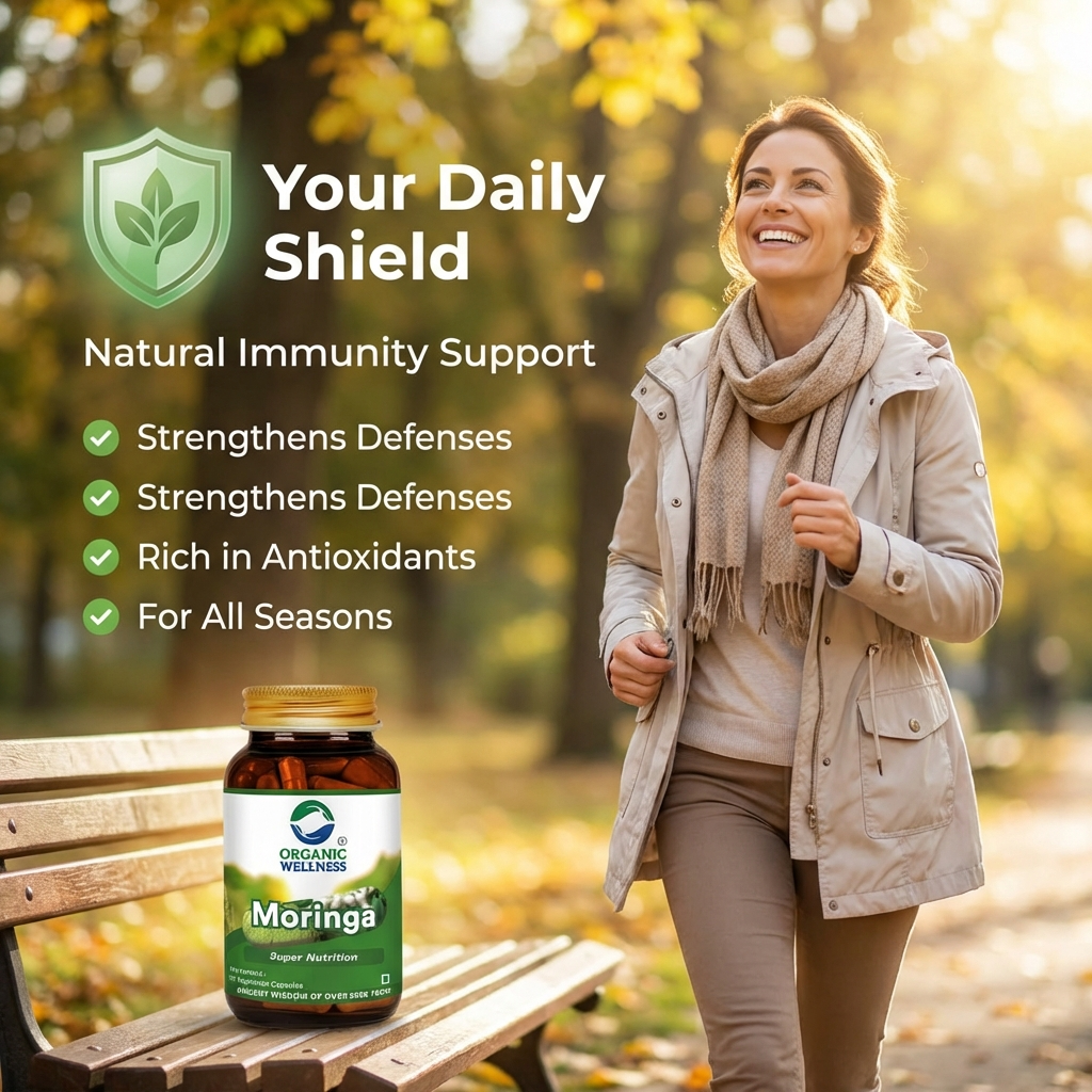 Moringa Essential Nutrition 90 N Veg Capsules | Sahjan | Drumstick Leaf Powder for Weight Loss