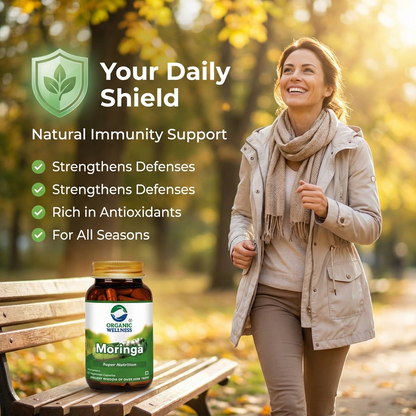 Moringa Essential Nutrition 90 N Veg Capsules | Sahjan | Drumstick Leaf Powder for Weight Loss