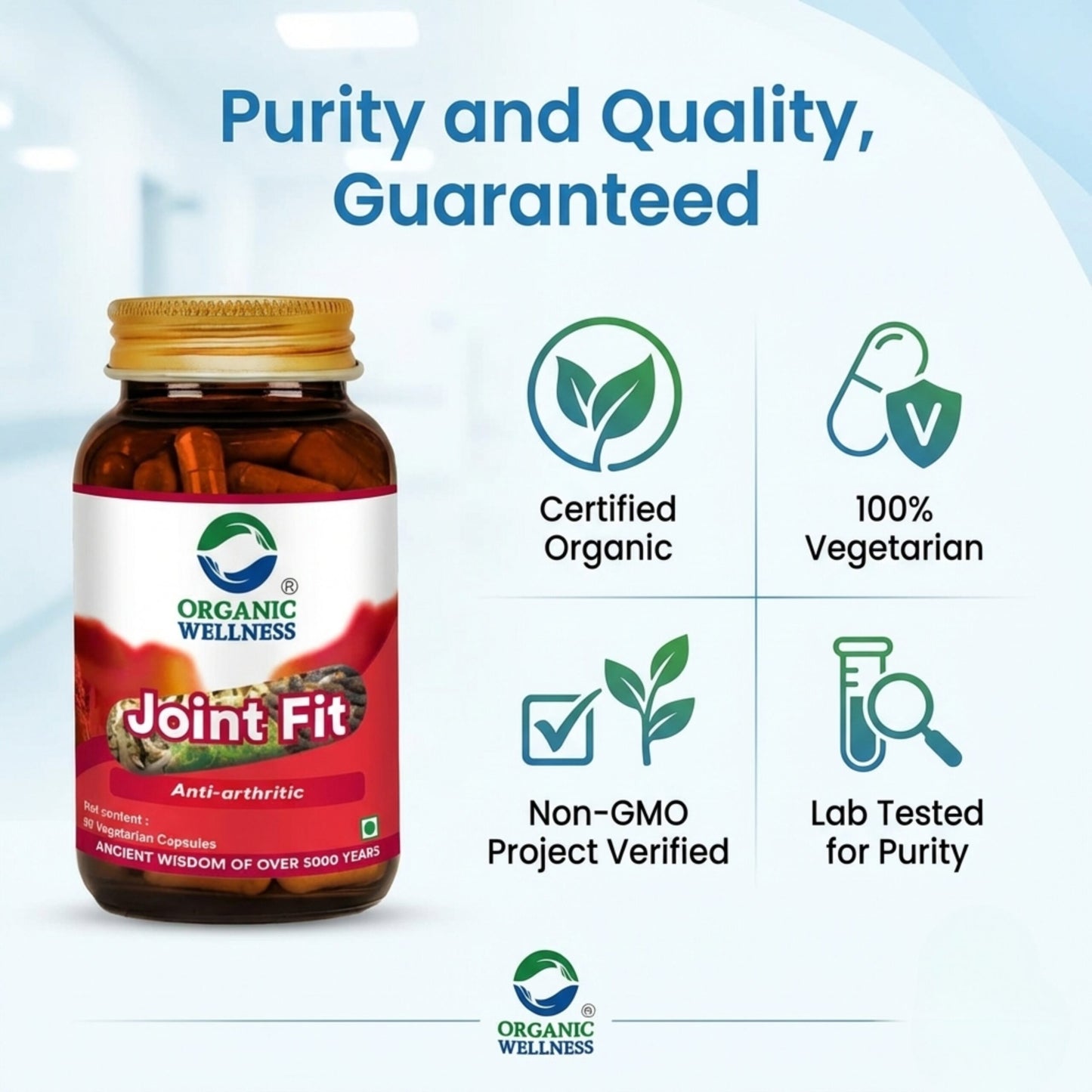 Organic Wellness Joint Fit 90 Capsules