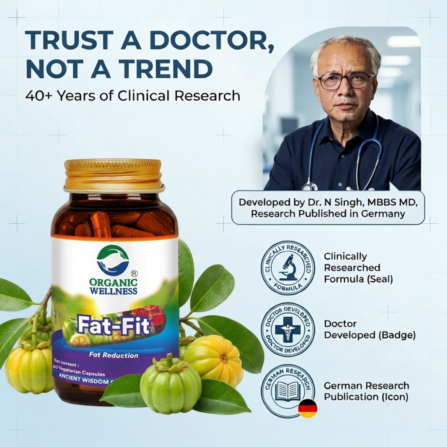 Organic Wellness Fat-Fit 90 Capsules